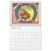 Mural Calendrier Golden Retriever 2015 (Feb 2027)