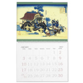 Mural Calendrier Hokusai de 18 mois (Jan 2027)