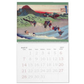 Mural Calendrier Hokusai de 18 mois (Mar 2027)