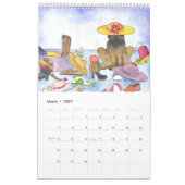 Mural Calendrier imprimé par coutume (Mar 2027)