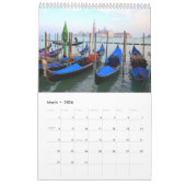 Mural Calendrier imprimé par coutume (Mar 2026)