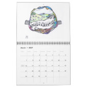 Mural Calendrier imprimé par coutume (Mar 2027)