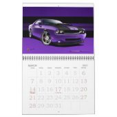 Mural Calendrier instable de hot rod de la combustion (Mar 2027)