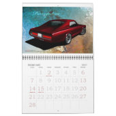 Mural Calendrier instable de hot rod de la combustion (Feb 2027)