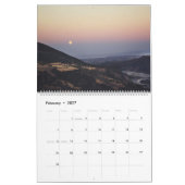 Mural Calendrier italien de paysage (Feb 2027)