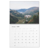 Mural Calendrier italien de paysage (Jan 2027)