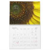 Mural calendrier jaune pour 2013 (Jan 2027)