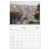 Mural Calendrier Jordanie 2016 (Mar 2026)