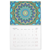Mural Calendrier Kaleidoscope de 12 mois (Jan 2027)