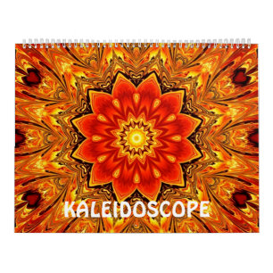 Mural Calendrier Kaleidoscope de 12 mois