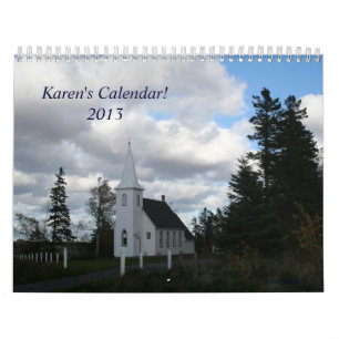 Mural Calendrier Karen 2013 personnalisable