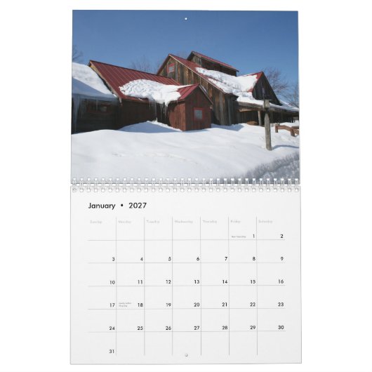 Mural Calendrier Karen 2013 personnalisable (Jan 2027)