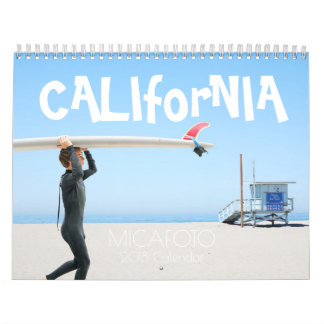 Mural Calendrier la "Californie" ver. japonais de 2018