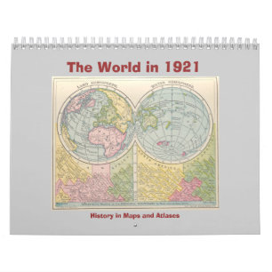 Mural Calendrier : Le monde en 1921