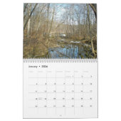 Mural Calendrier - L'eau n Woods (Jan 2026)