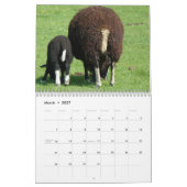 Mural Calendrier Légèrement-Saisonnier (Mar 2027)