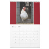 Mural Calendrier libre des poulets 2016 de gamme (Feb 2027)