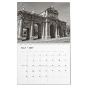 Mural Calendrier Madrid 12 mois (Mar 2027)