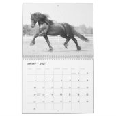 Mural Calendrier majestueux de 2018 frisons (Jan 2027)