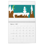 Mural Calendrier maladif de créatures (2010) (Feb 2027)