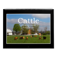 Calendrier mensuel des bétail 2017 par Thomas