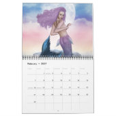 Mural calendrier mermaid (Feb 2027)