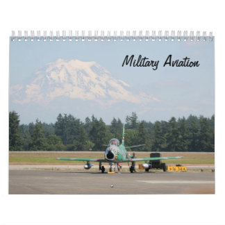Mural Calendrier militaire d'aviation