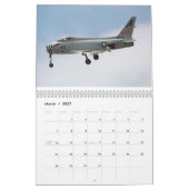 Mural Calendrier militaire d'aviation (Mar 2027)