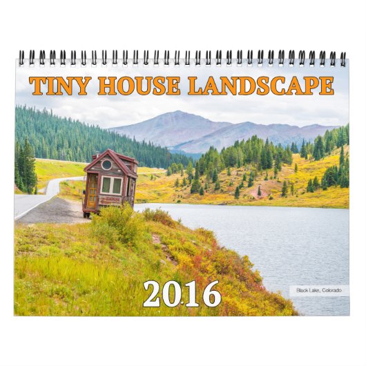 Mural Calendrier minuscule 2016 de paysage de Chambre (Protection)