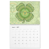 Mural Calendrier moderne Mandalas 12 mois (Mar 2027)