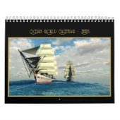 Mural Calendrier mondial des océans - Navires (Protection)