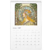 Mural Calendrier Mucha 2011 (Jan 2027)