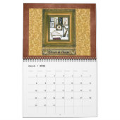 Mural Calendrier musical, Instruments de musique illustr (Mar 2026)