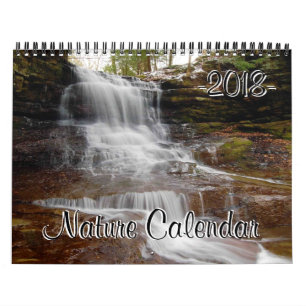 Mural Calendrier naturel 2018
