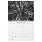 Mural Calendrier noir et blanc (Feb 2027)