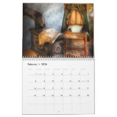 Mural Calendrier nostalgique (Feb 2026)