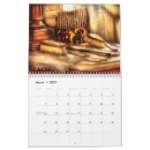 Mural Calendrier nostalgique (Mar 2027)