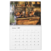 Mural Calendrier nostalgique (Jan 2027)