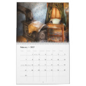 Mural Calendrier nostalgique (Feb 2027)