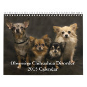 Mural Calendrier obsédant du désordre 2015 de chiwawa (Protection)