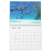 Mural Calendrier Ocean World - Baleines (Feb 2026)