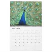 Mural Calendrier - Oiseaux pour le Nouvel An (Mar 2026)