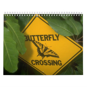 Mural Calendrier papillon