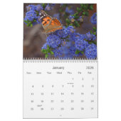 Mural Calendrier papillon (Jan 2026)