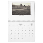 Mural Calendrier passé 2012 de collines de silex (Mar 2027)