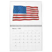Mural Calendrier patriotique des États-Unis (Feb 2027)