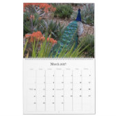 Mural Calendrier Peacocks (Mar 2027)