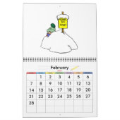 Mural Calendrier pédagogique personnalisé (Feb 2027)