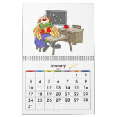 Mural Calendrier pédagogique personnalisé (Jan 2027)