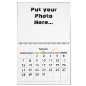 Mural Calendrier personnalisable 2012 (Mar 2027)
